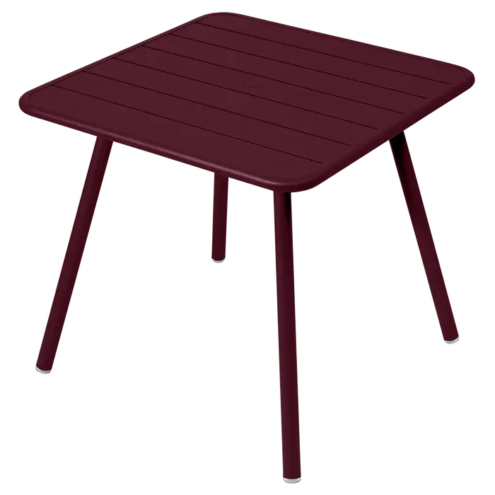 Fermob - Luxembourg - Table - 80 x 80 cm - Cerise Noire (en stock)