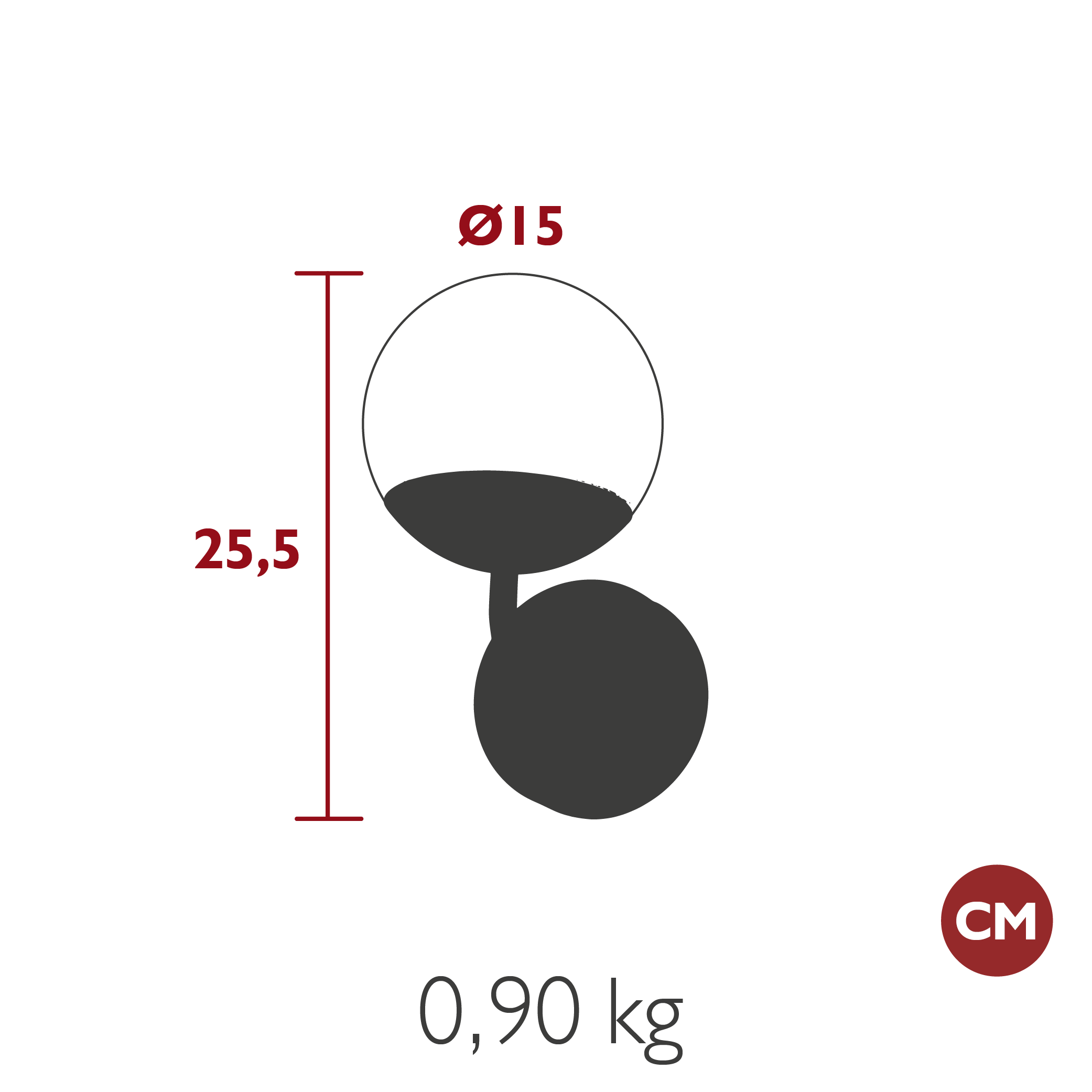 Fermob - Applique Mooon! Applique fillaire LED Connectable Bluetooth - Cerise Noire