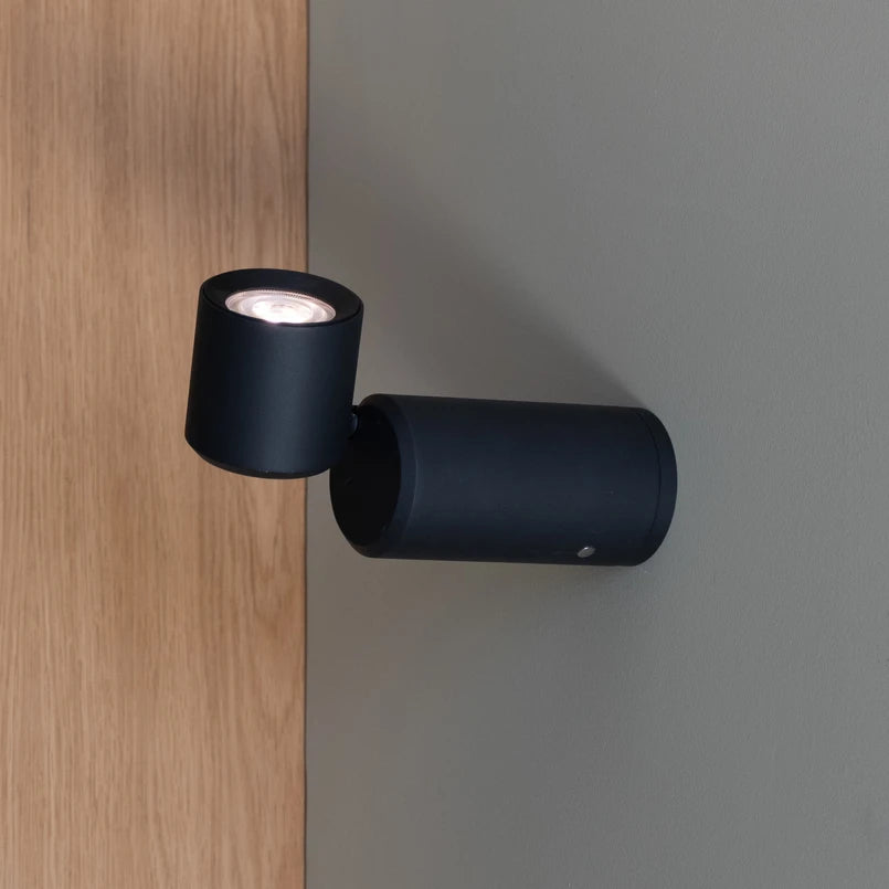 It's About Romy - Lampe / applique Milan - Noire - LED - Rechargeable port USB - H 19