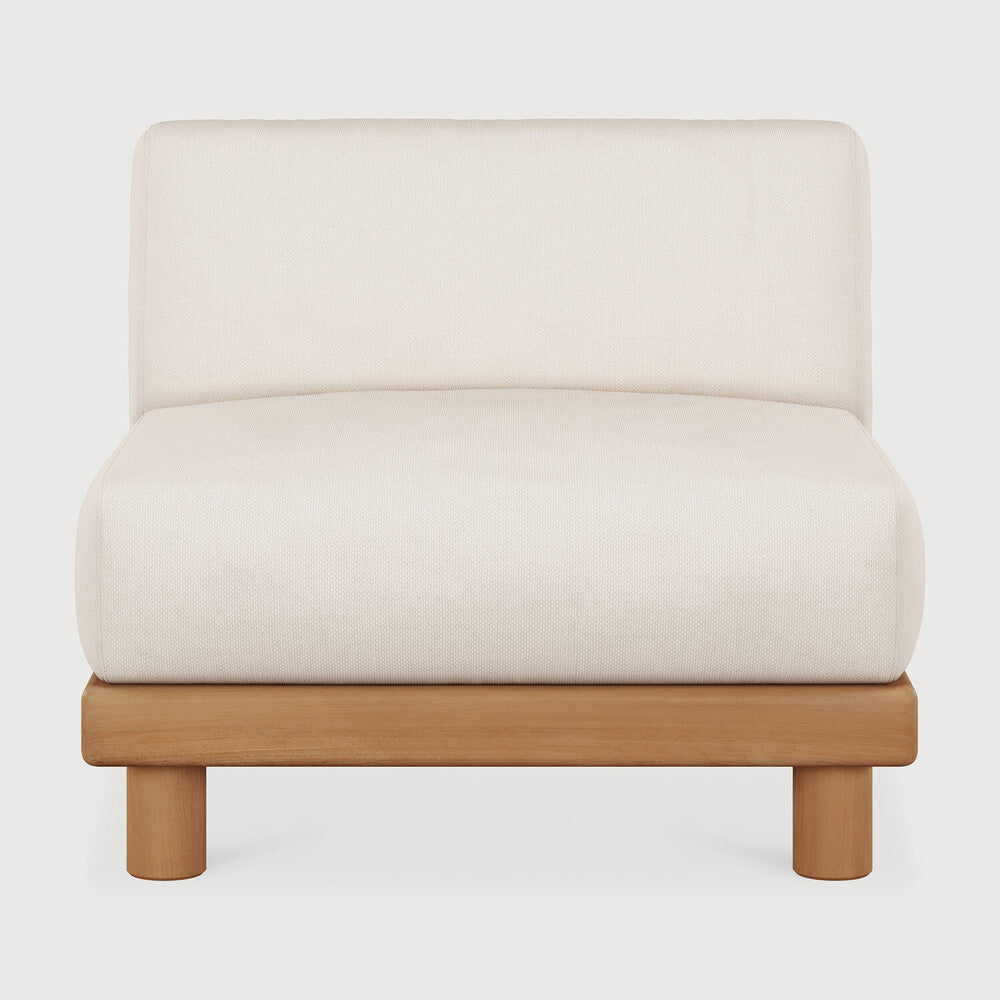 Ethnicraft - Outdoor - Monocle - Canapé modulaire - Element chauffeuse