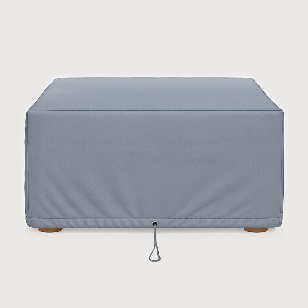 Ethnicraft - Outdoor - Canapé Monocle - Housse de protection - repose-pieds - 83 x 83 x H38