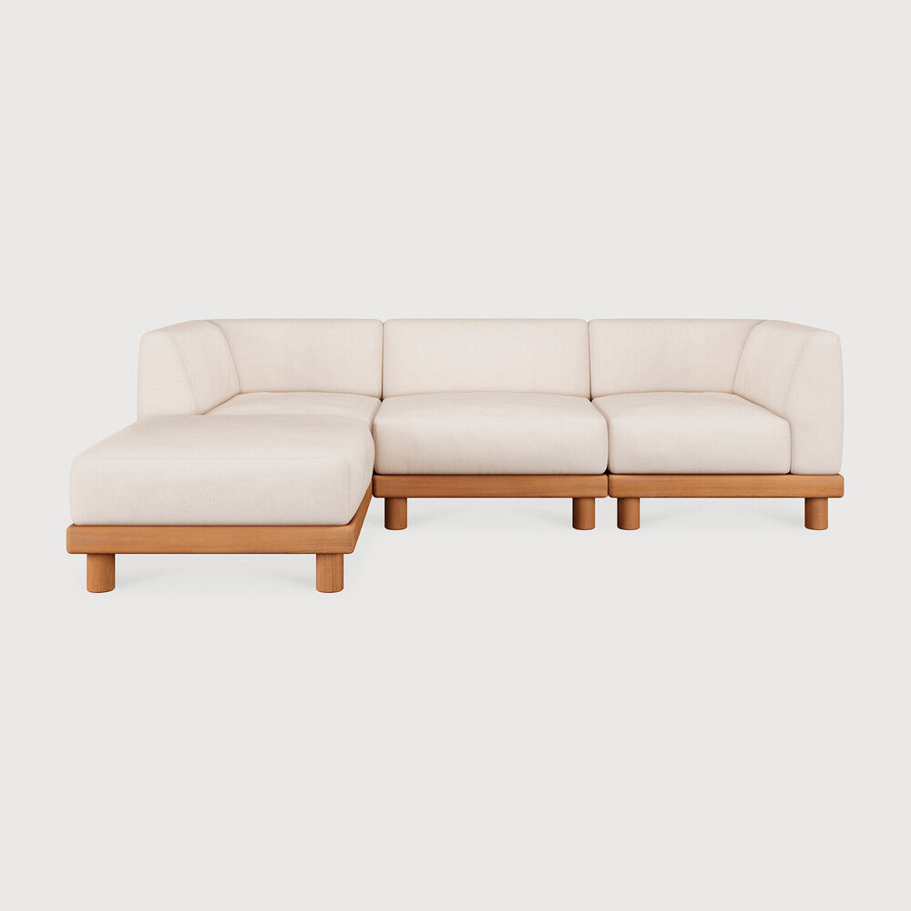 Ethnicraft - Outdoor - Monocle - Canapé modulaire - Quatre Elements - Gauche