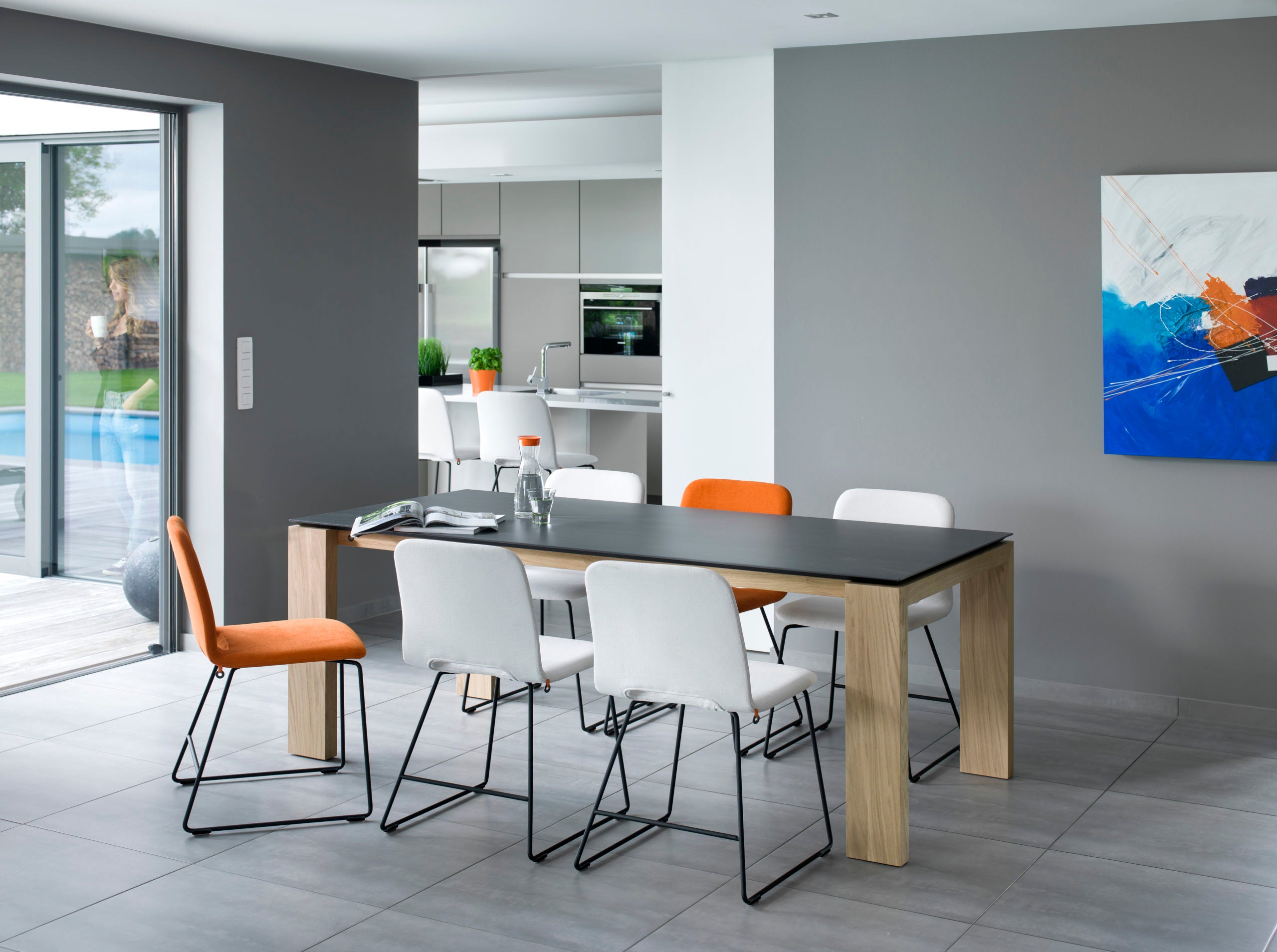 Mobitec - Chaise Pamp - Hauteur 49 - Prix en Tissu catégorie 2