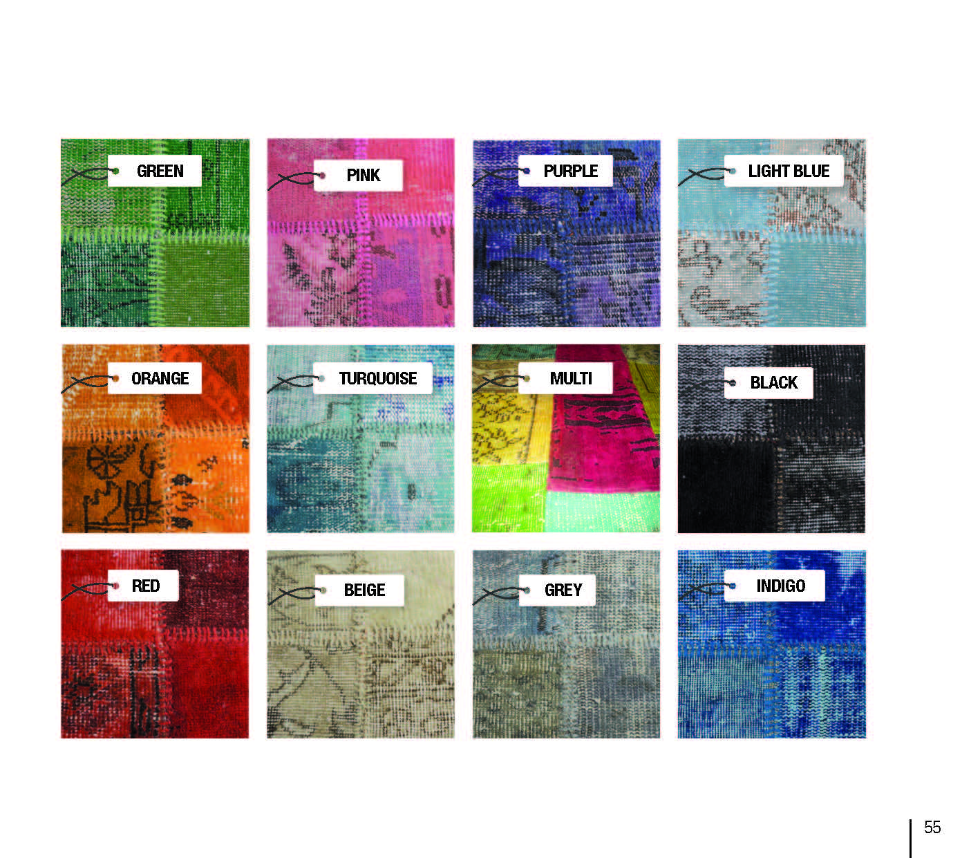 Idaho-éditions : Tapis Intérieur Vintage - 170 x 230 (Autres dimensions)