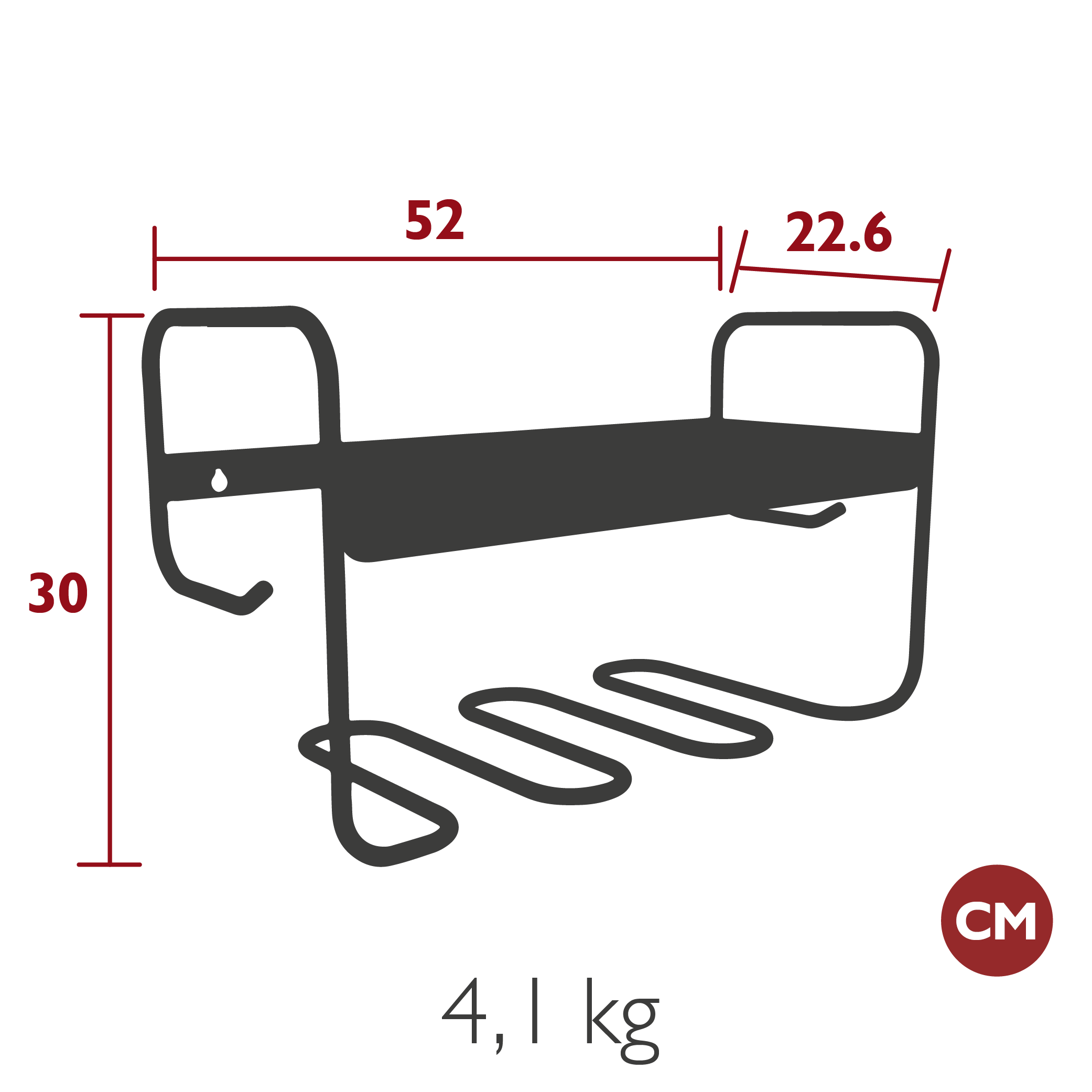 Fermob - Indoor / Outdoor - Etagère Murale Picolino - 25 Coloris