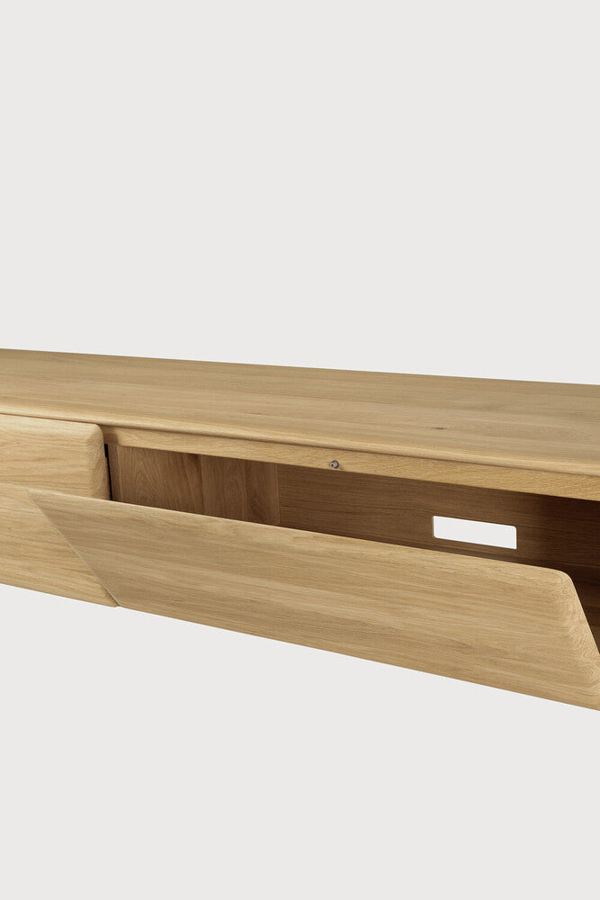 Ethnicraft - Meuble TV PI - Chêne Huilé - 242 x 45 x H53