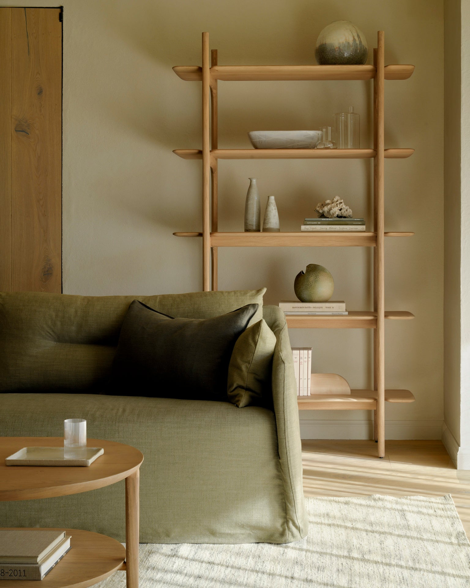 Ethnicraft - Etagère PI - Chêne Huilé - 110 x 39 x H187