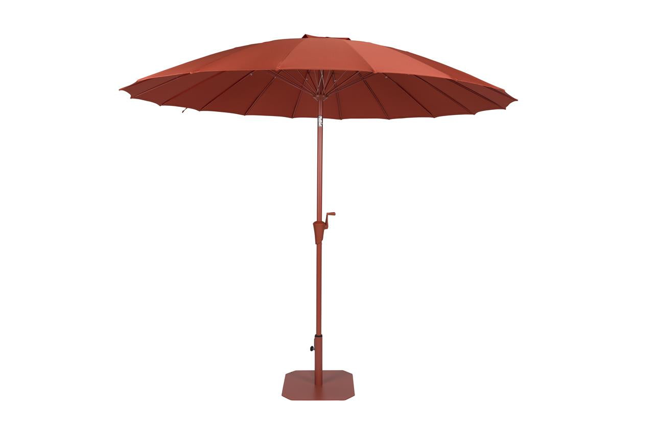 Outdoor - Parasol Sunshine - Taupe, Marsala ou Vert Emeraude - Diam. 250