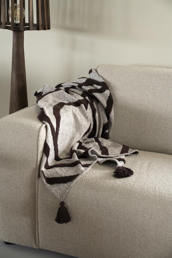 By-Boo - Plaid Majani - Marron - 170 x 130