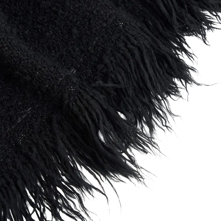 Ethnicraft - Plaid Alpone - Black - 140 x 195