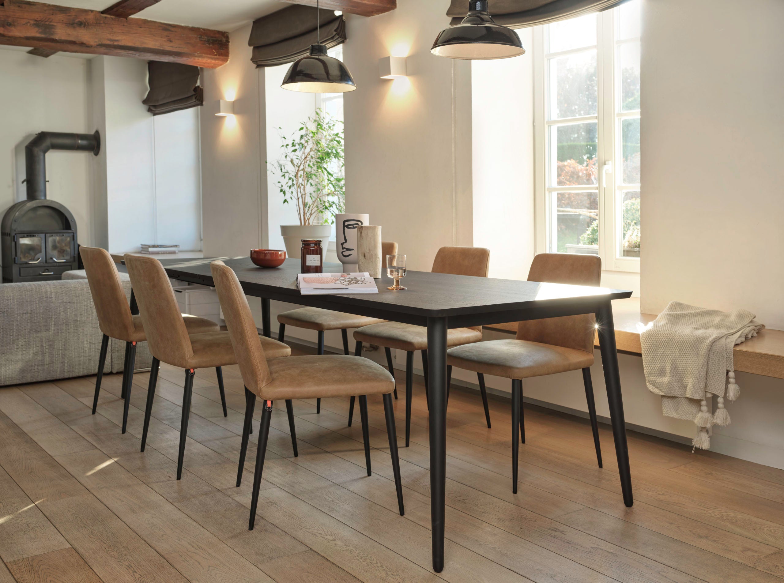 Mobitec - Chaise Rob - H 50 - Prix en Tissu catégorie 2 et pieds Métal