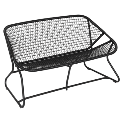 Fermob - Sixties - Banquette 2 places - Réglisse (En stock)