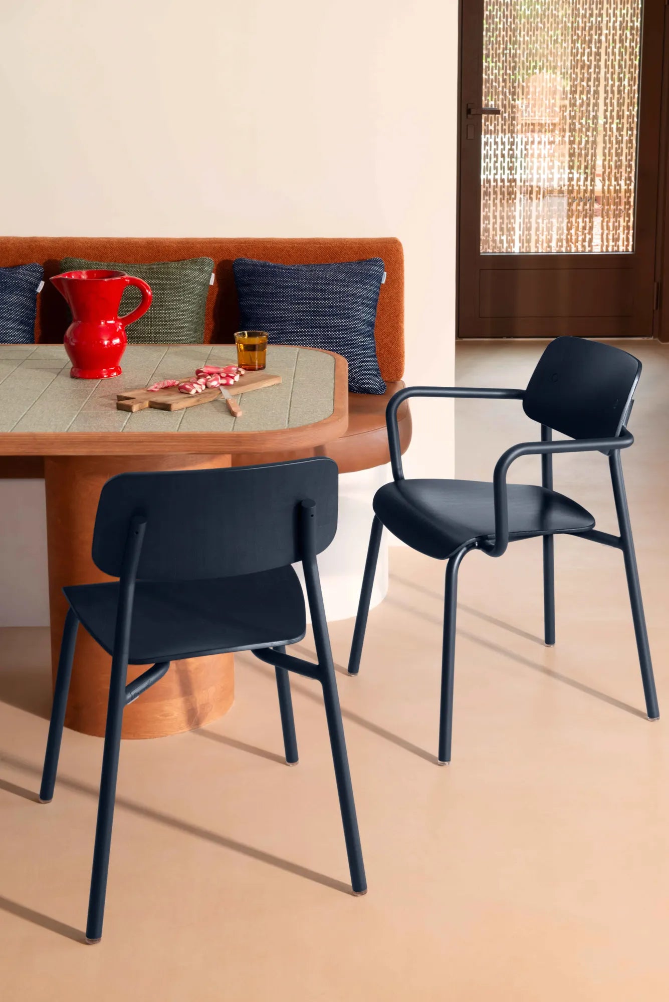 Fermob - Indoor - Chaise Studie - Aluminium / Bois Teinté