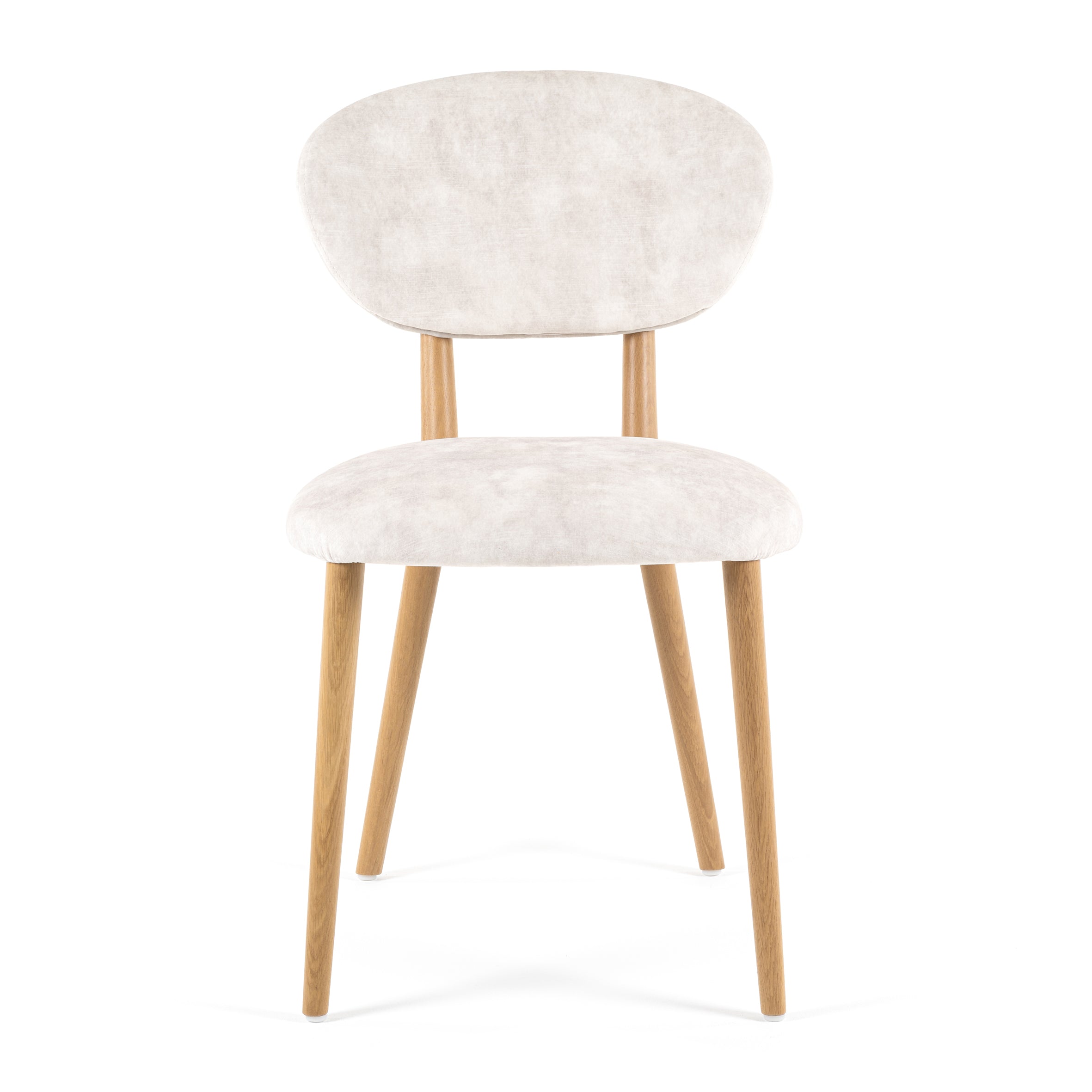 Mobitec - Chaise Toro - H 49 - Prix en tissu catégorie 2 - Pieds Chêne