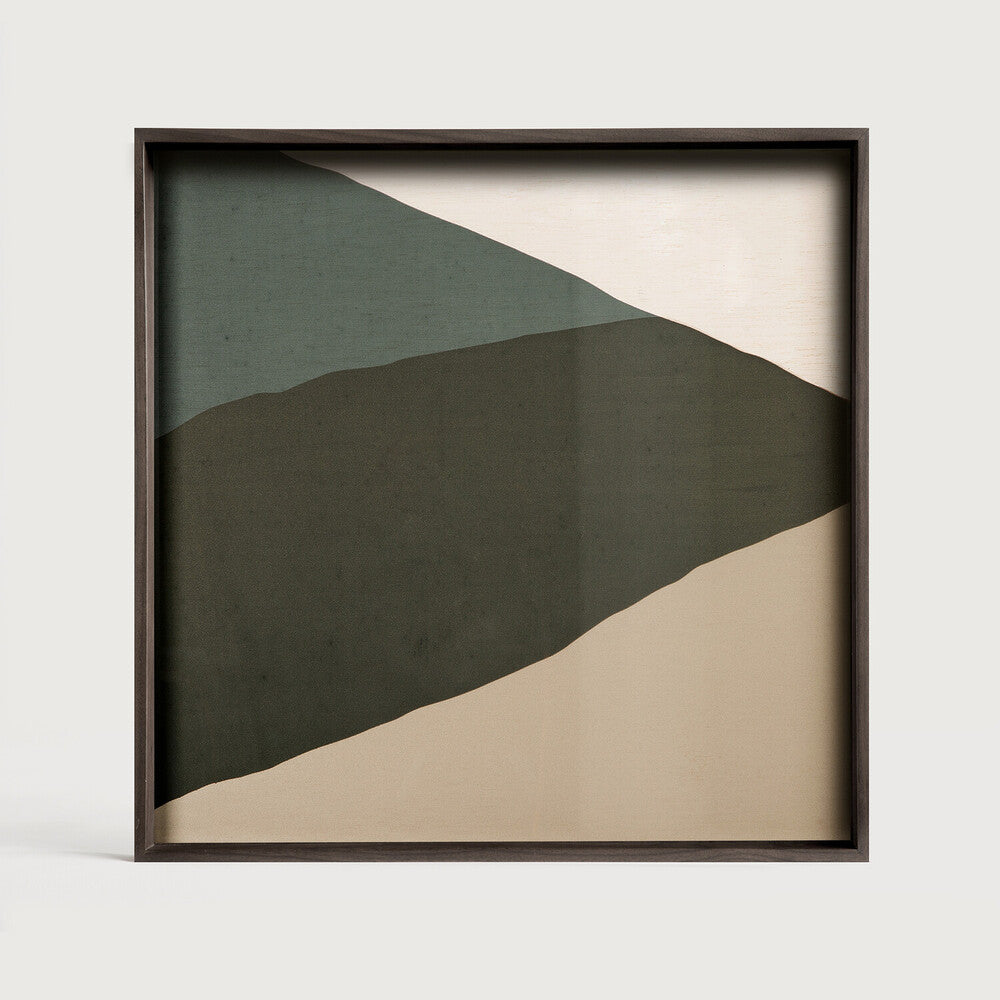 Ethnicraft - Plateaux carrés en verre - "Wabi Sabi" - taille S - 38 x 38 x H4 (-30%)