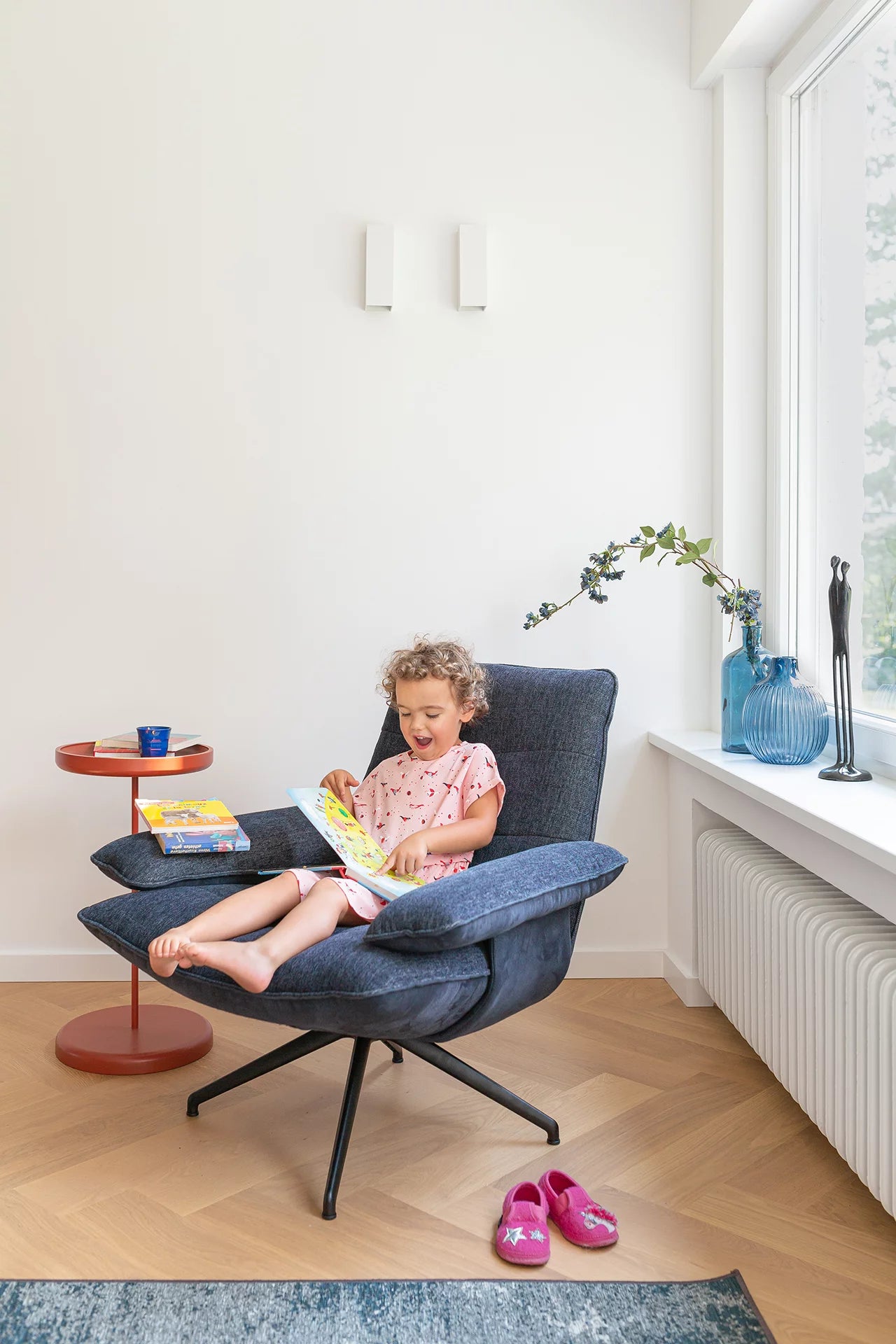 Rom 1961 - Fauteuil Yoga Princesse - Avec Accoudoirs - Prix tissu Catégorie 1