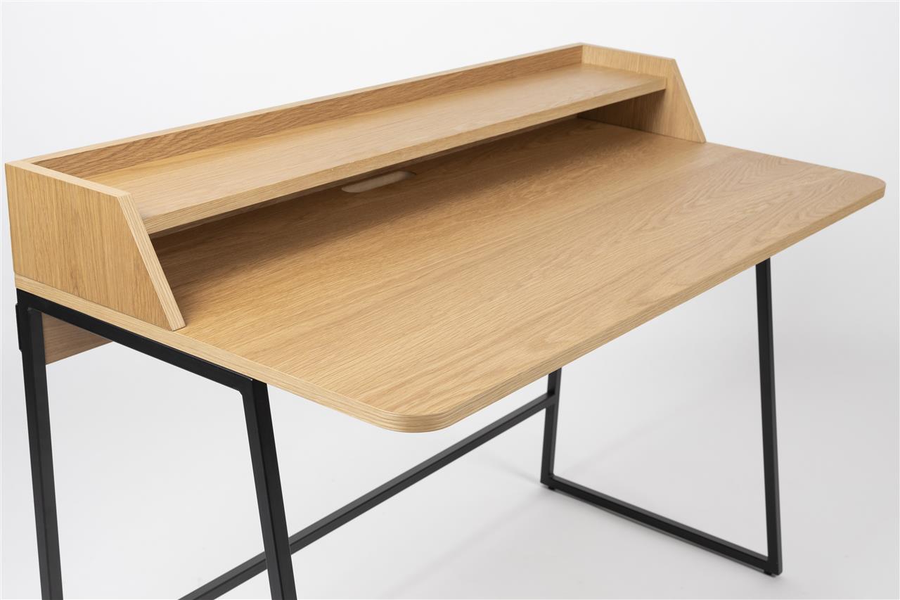 Zuiver - William Ier - Bureau - 60 x 120 x H88 - Coloris Naturel ou Noir
