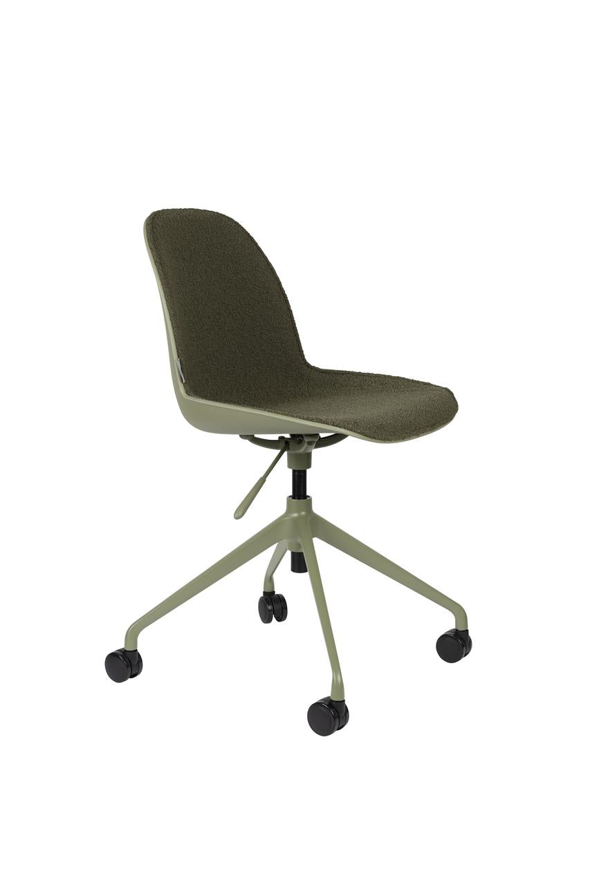 Zuiver - Chaise de Bureau Albert Kuip - Vert, Blanc ou Taupe