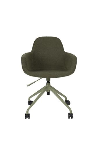 Zuiver - Chaise de Bureau Albert Kuip - Avec accoudoirs - Vert, Blanc ou Taupe