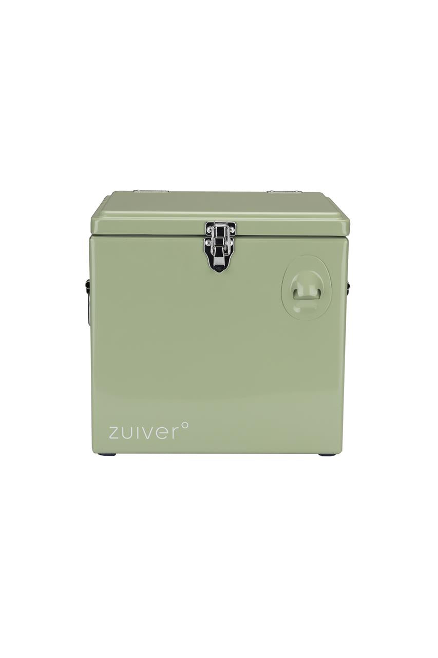 Zuiver - Glacière Cooler Be Cute - 32 x 25 x H32.5 - Verte/Orange/Crème