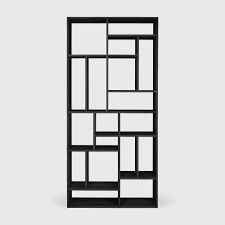 Ethnicraft - Bibliothèque M - chêne noir 104 X 30 X H219