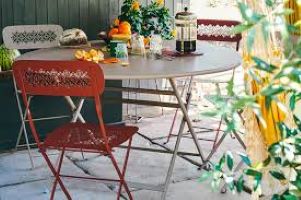 Fermob - Bistro - Table Ronde - Diamètre 117 cm - Acier - 25 Coloris