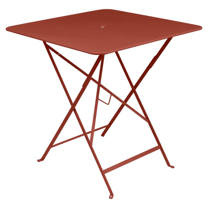 Fermob - Bistro - Table - 71 x 71 x H74 - Acier - Ocre Rouge (En stock)