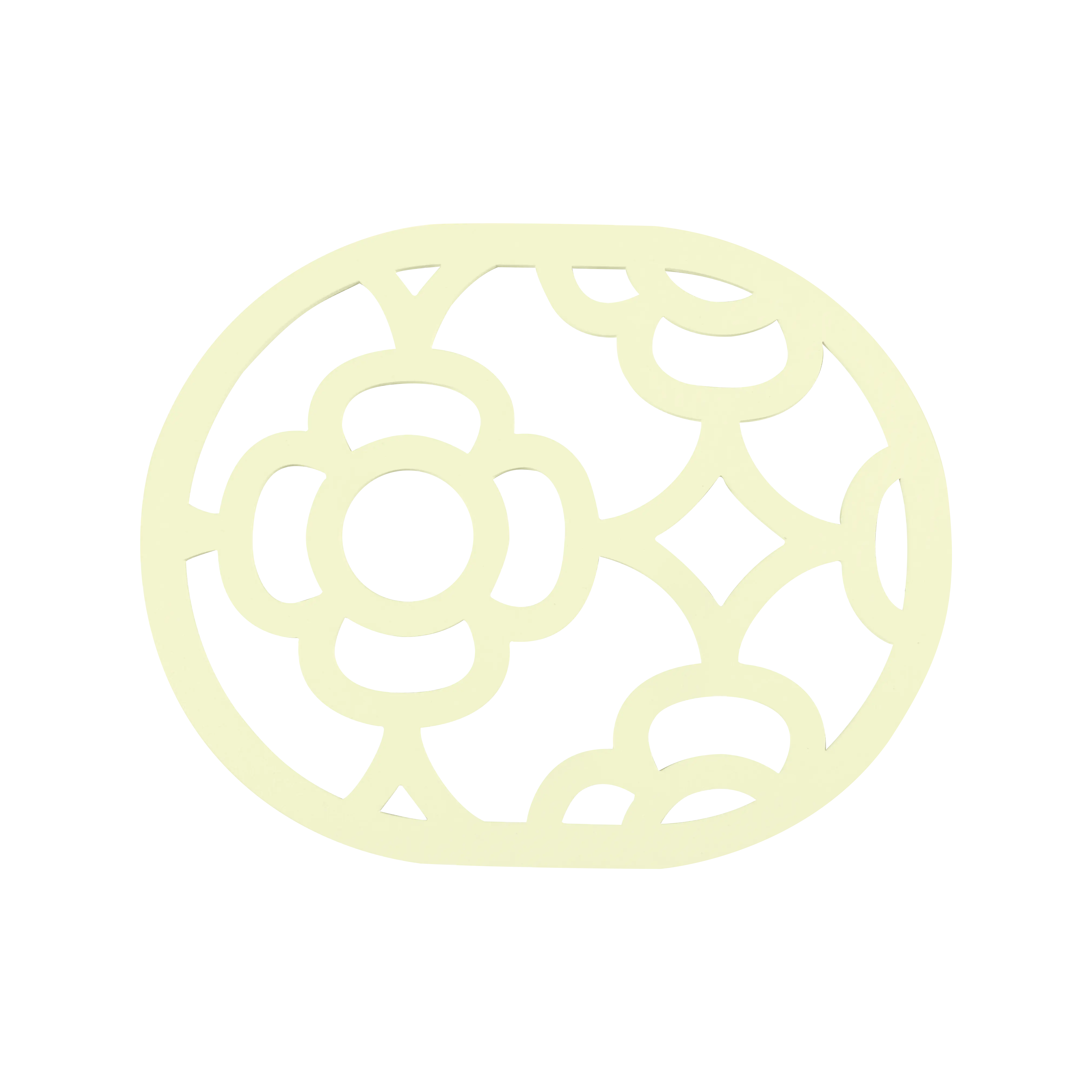 Fermob - Dessous de Plat Lorette - Citron Givré