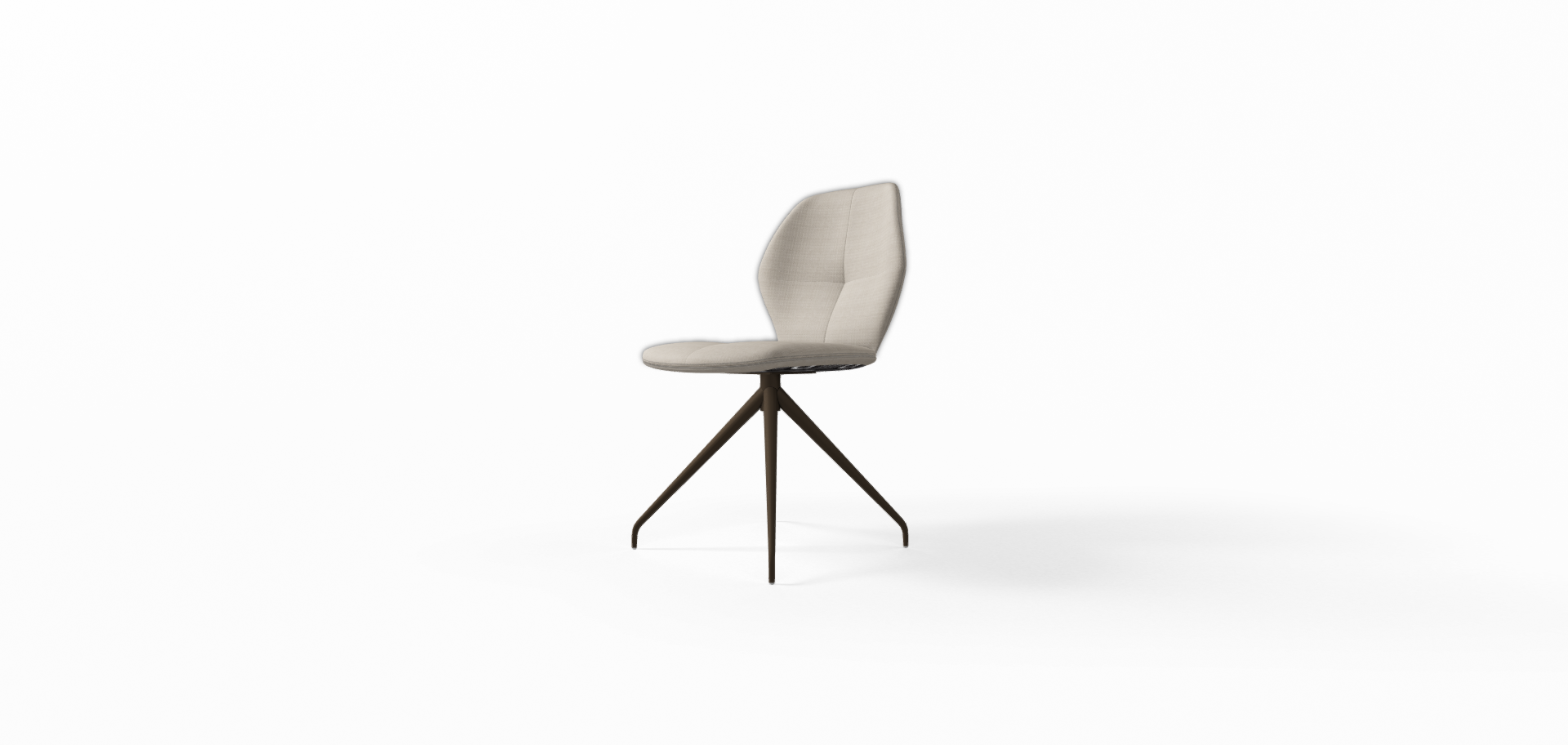 Mobitec - Chaise Moods "#91" - H. 48 - Pieds métal et Tissu catégorie 2