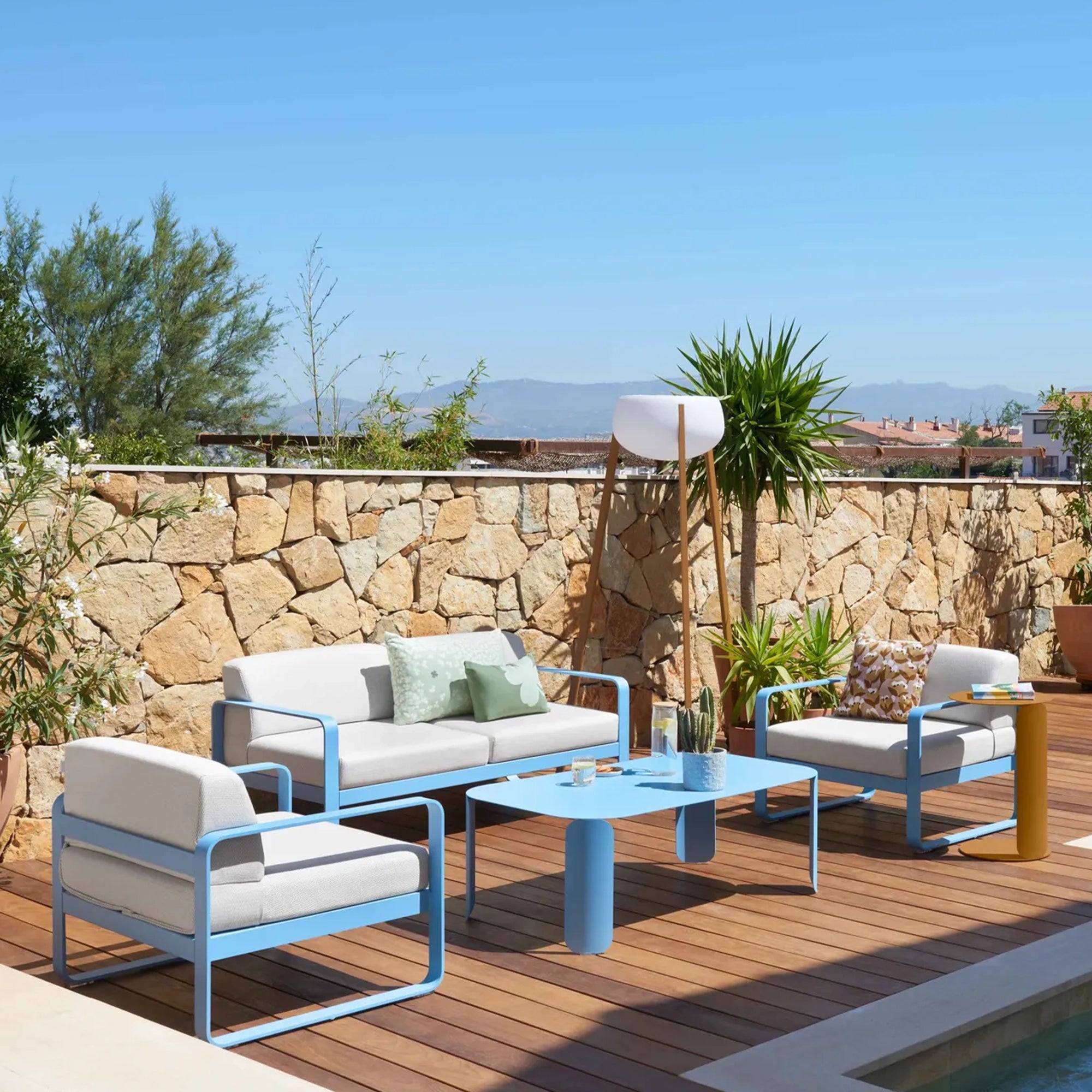 Fermob - Bellevie - Canapé Club 2 places - Taupe grisé