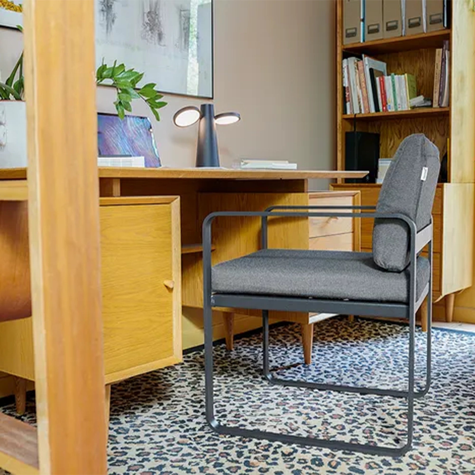 Fermob - Bellevie - Fauteuil Repas - Coussin Taupe grisé