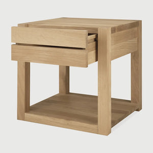 Ethnicraft – Azur – Table De Chevet Azur – Chêne