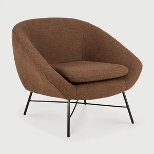 Ethnicraft – Barrow – Fauteuil Barrow – Tissu Copper