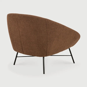 Ethnicraft – Barrow – Fauteuil Barrow – Tissu Copper