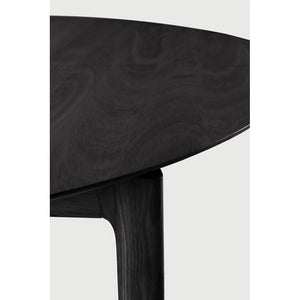 Ethnicraft – Bok – Table à Rallonge Bok – Chêne noir - 129/179 cm