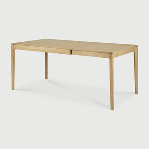 Ethnicraft – Bok – Table A Rallonge Bok – Chêne - 120/180 cm