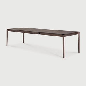 Ethnicraft – Bok – Table A Rallonge Bok – Chêne brun - 200/300 cm