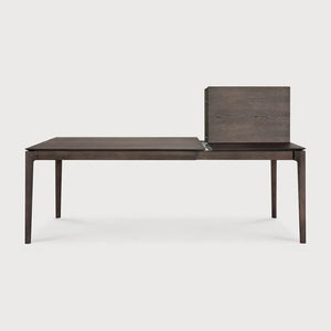 Ethnicraft – Bok – Table A Rallonge Bok – Chêne brun - 140/220 cm