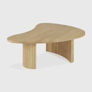 Ethnicraft – Boomerang – Table Basse Boomerang – Chêne - 90 x 61 x 29 cm