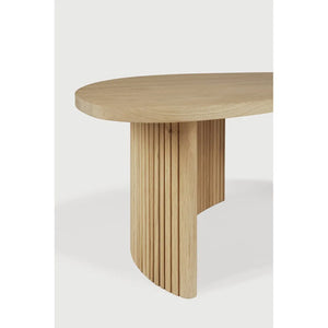 Ethnicraft – Boomerang – Table Basse Boomerang – Chêne - 90 x 61 x 29 cm