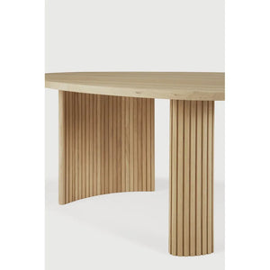 Ethnicraft – Boomerang – Table Basse Boomerang – Chêne - 126 x 74 x 40 cm
