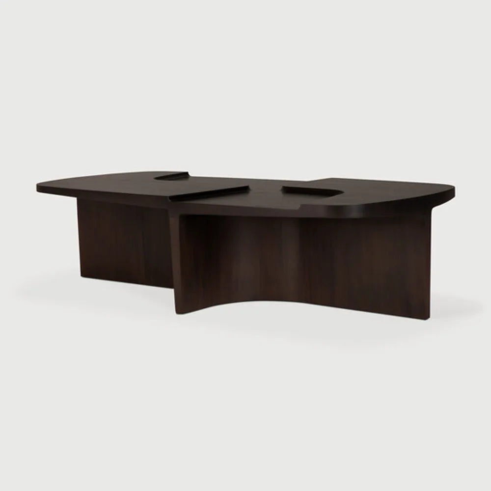 Ethnicraft – Brutalist – Table Basse Brutalist – Acajou rose brown