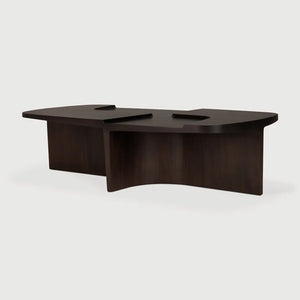 Ethnicraft – Brutalist – Table Basse Brutalist – Acajou rose brown