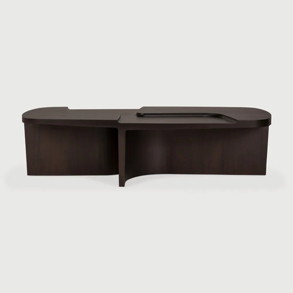 Ethnicraft – Brutalist – Table Basse Brutalist – Acajou rose brown