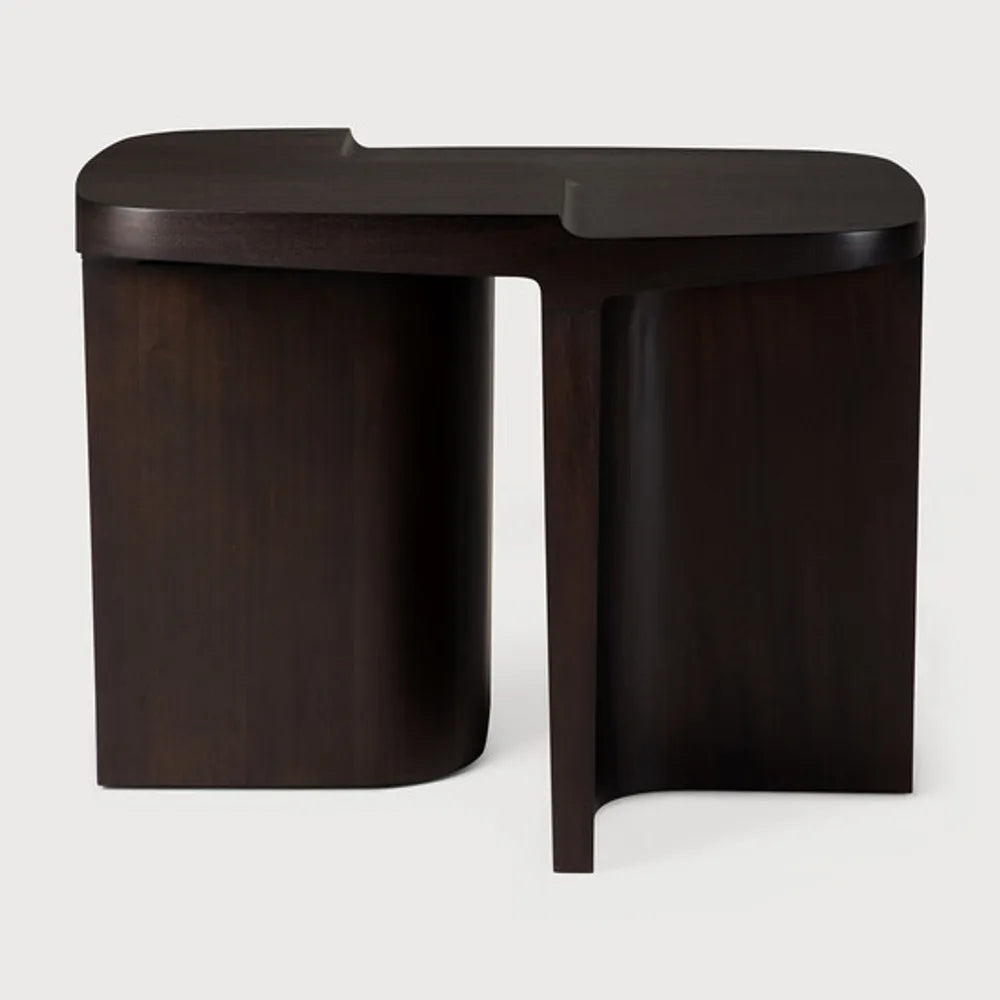Ethnicraft – Brutalist – Table D Appoint Brutalist – Acajou rose brown