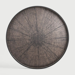 Ethnicraft – Classics – Plateau En Bois Slice – Black Slice - Extra Large