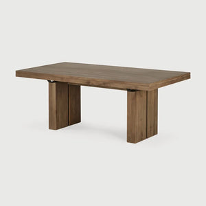 Ethnicraft – Double – Table A Rallonge Double – Teck