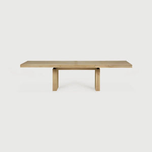 Ethnicraft – Double – Table A Rallonge Double – Chêne