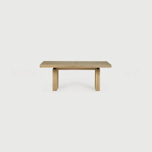 Ethnicraft – Double – Table A Rallonge Double – Chêne