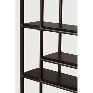 Ethnicraft – Eda – Etagere Eda – Acajou rose brown - 181 x 40 x 188 cm